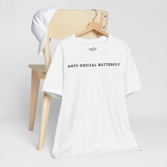 Anti - Social Butterfly Tee - Outloud Apparel Co