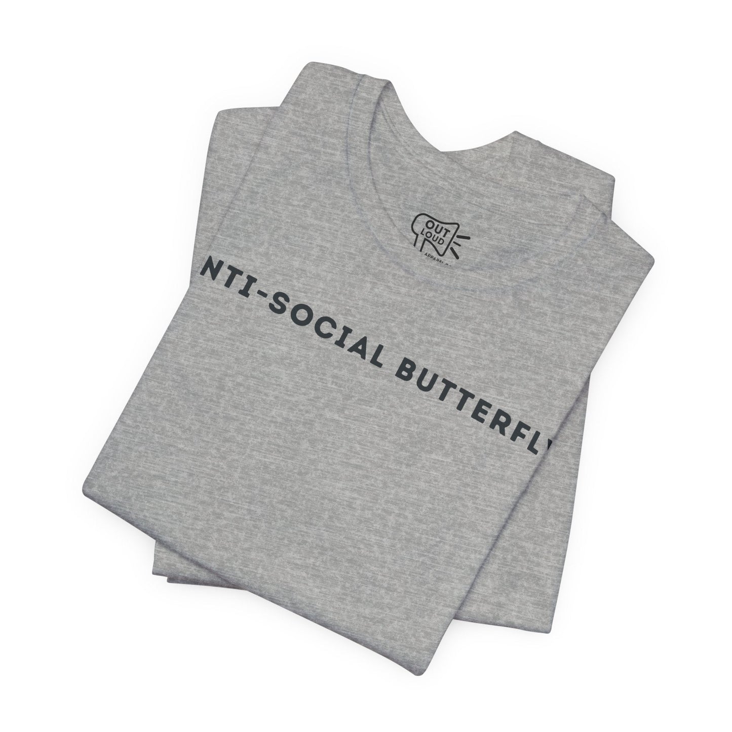 Anti - Social Butterfly Tee - Outloud Apparel Co