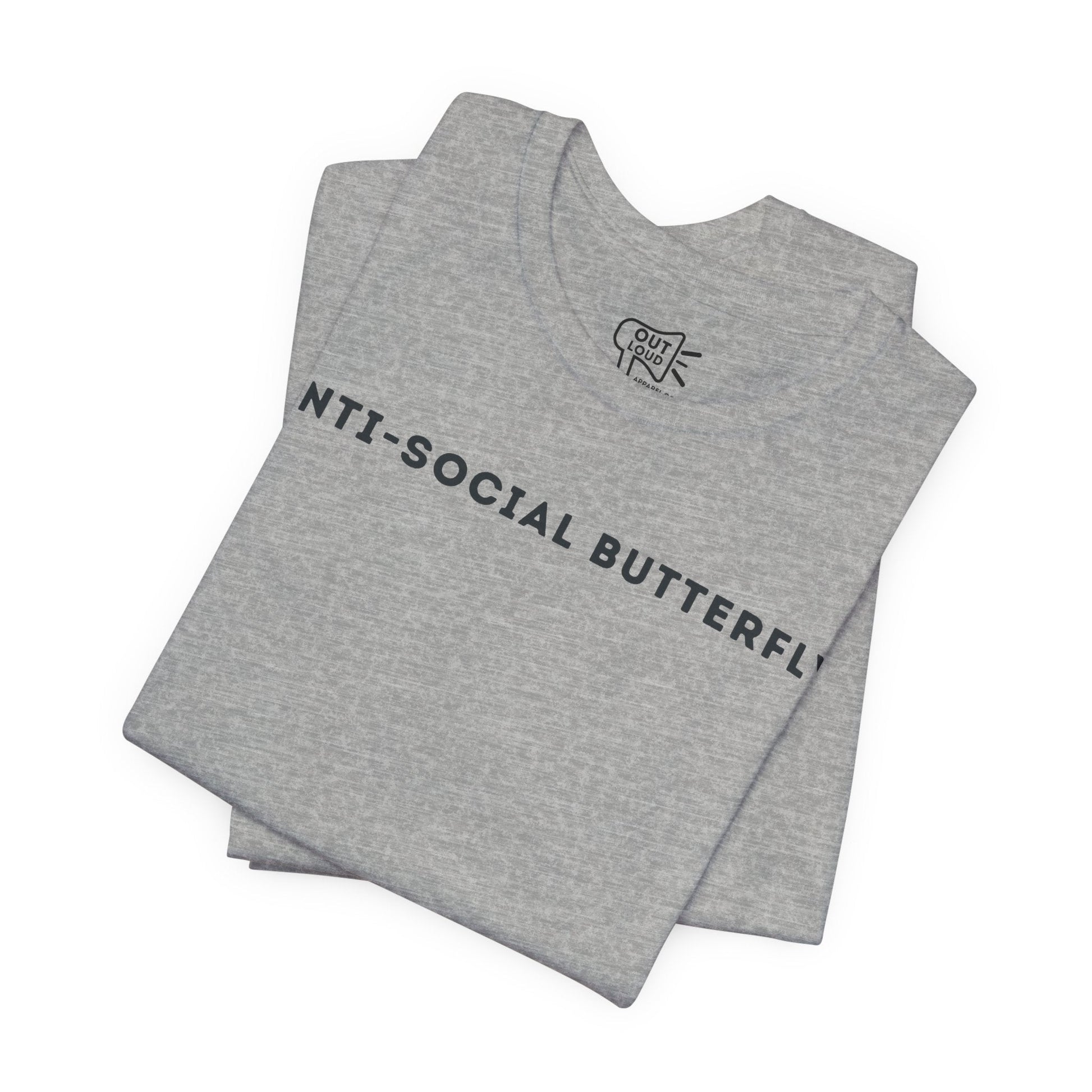 Anti - Social Butterfly Tee - Outloud Apparel Co