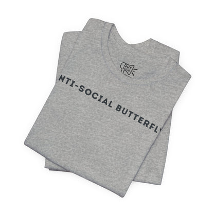 Anti - Social Butterfly Tee - Outloud Apparel Co