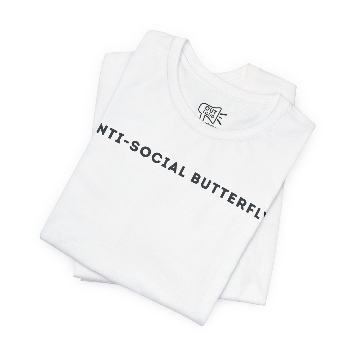 Anti - Social Butterfly Tee - Outloud Apparel Co