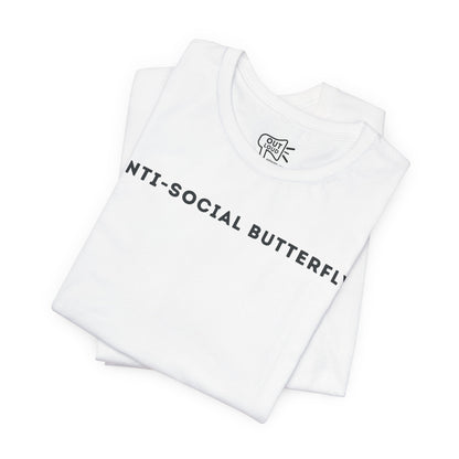 Anti - Social Butterfly Tee - Outloud Apparel Co