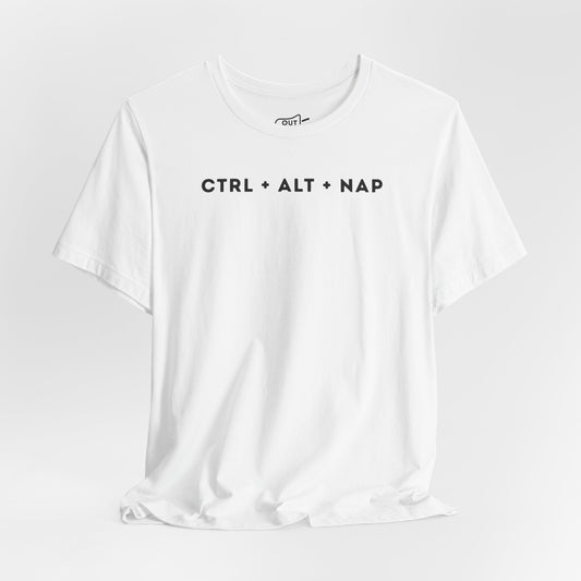 CTRL + ALT + NAP Tee - Outloud Apparel Co