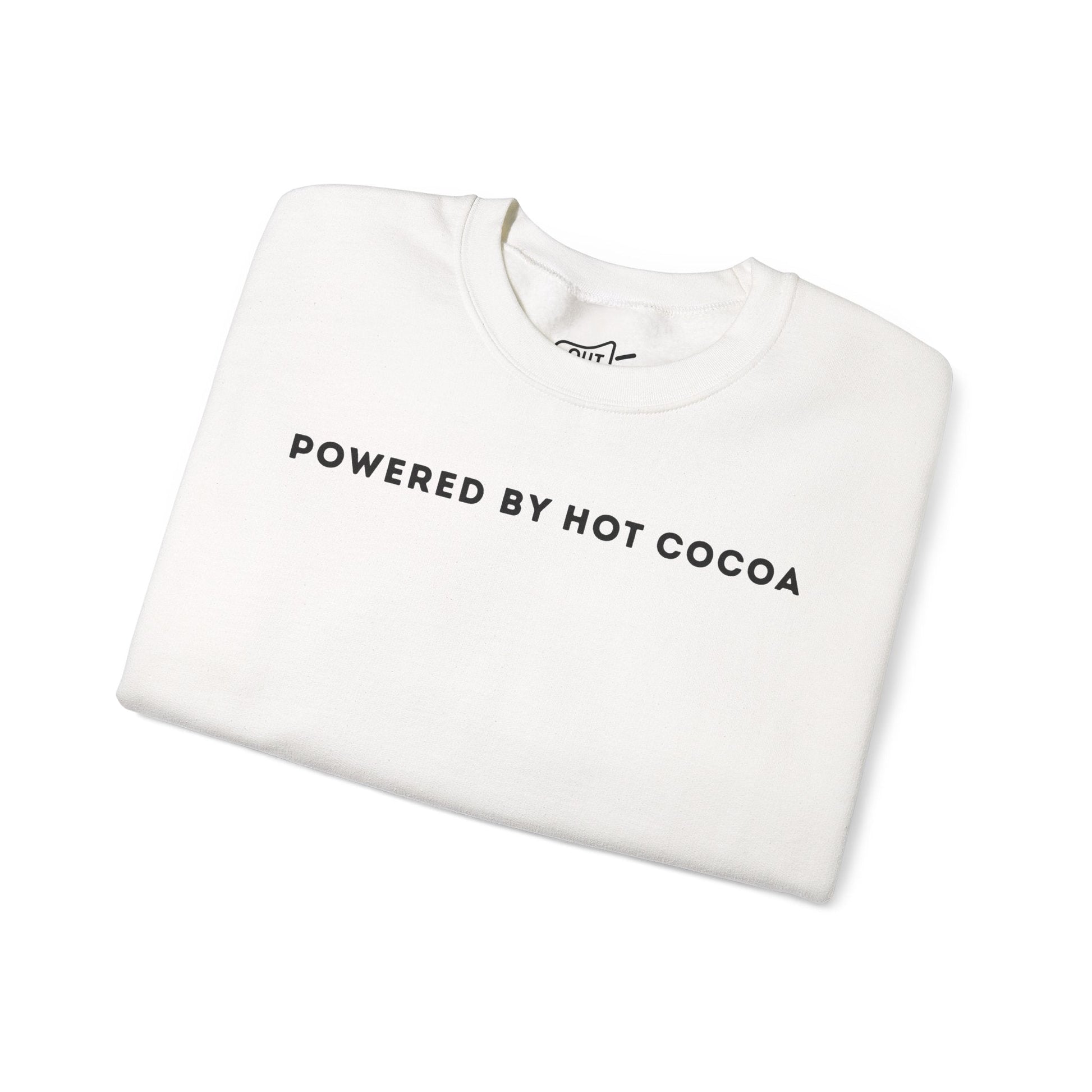 Powered By Hot Cocoa Sweatshirt - Outloud Apparel Co